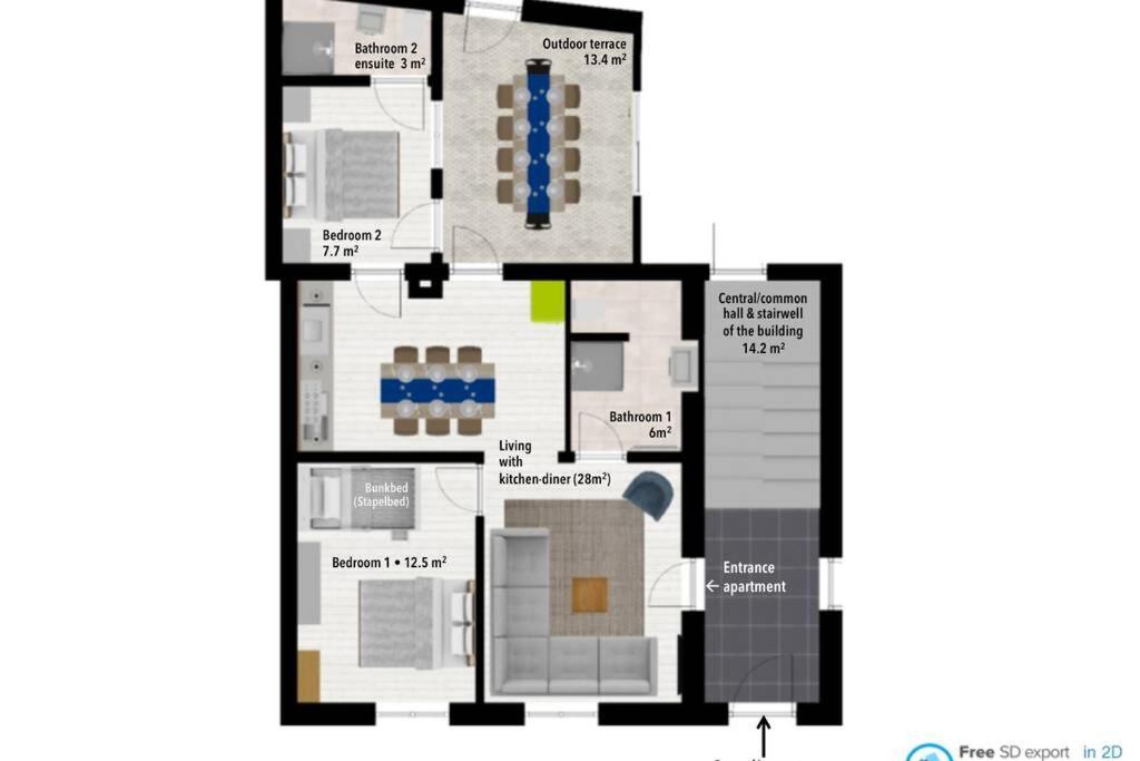 Authentic Stays - 6P-Apartment Eijsden Exterior foto